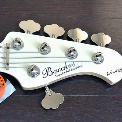 Bacchus Global Series - WL-535 - 35" Scale 5 String Bass - White Finish - NEW - Authorized Dealer image 4