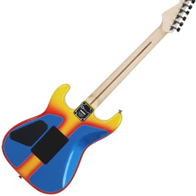 Charvel USA Custom San Dimas Vintage Flames Graphic Unique Design Flame Guitar image 2