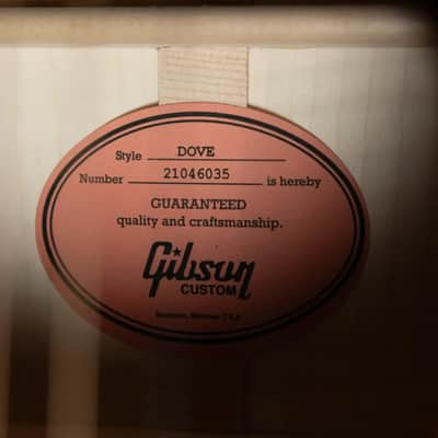 Gibson Dove Anniversary Limited Edition Acoustic/Electric Guitar - Cremona Burst with Hardshell Case image 21