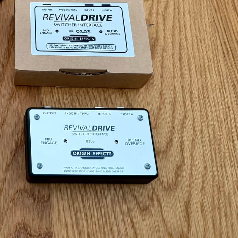 Origin Effects Switcher Interface for Revival Drive