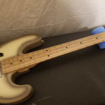 Fender Telecaster Bass 1978 Antigua Burst Rare Finish P Bass Pickups Wide Range Humbucker Tele 1970s image 4