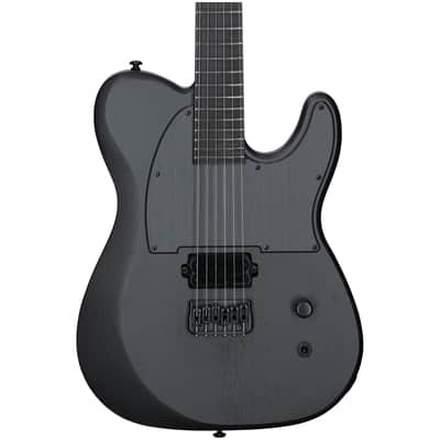 Schecter PT Black Ops Electric Guitar, Satin Black Open Pore image 4