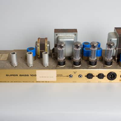 Marshall JMP Model 1992 Super Bass 100 Tube Half Stack Amplifier (1973), ser. #SB/A 2951E. image 7