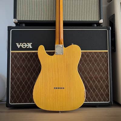 Whitfill T Custom Shop Boutique Relic Telecaster Lightweight Swamp Ash Blackguard, 3,06kg, 10" Radius uvm. 2021 - Aged Butterscotch Relic image 18