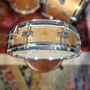Ludwig No. 906 Downbeat 14x4" 3-ply Piccolo Snare Drum in Champagne Sparkle - Keystone Badge 1965