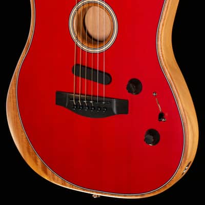 Fender American Acoustasonic Stratocaster Dakota Red (045) image 1