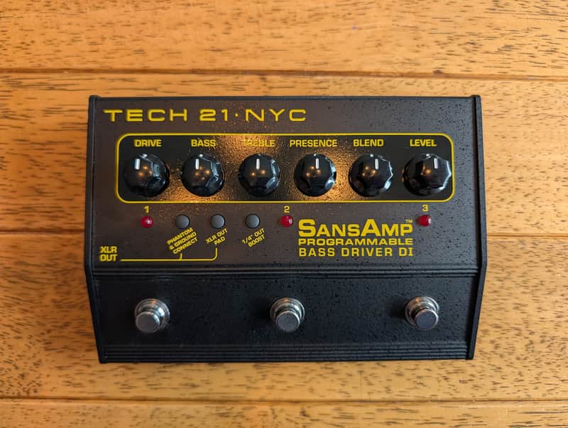 Tech 21 SansAmp Programmable Bass Driver DI