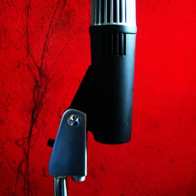 Vintage 1960's Olson M-219 dynamic cardioid microphone Dual Z w stand prop repair Calrad Shield Lafayette image 8