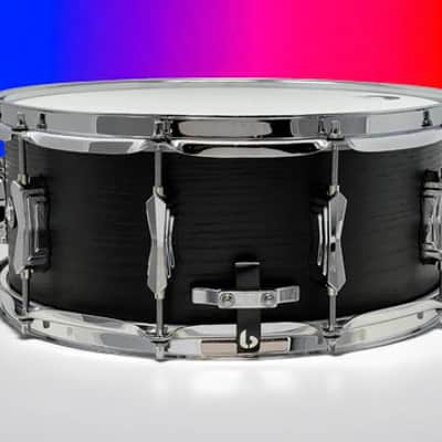 British Drum Co. Raven 14"x6" Snare Drum - Maple/Cherry, Handcrafted UK image 7