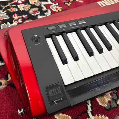 Korg RK-100S Keytar 37-Key Shoulder Synthesizer MIDI Controller Red MMT Engine image 2