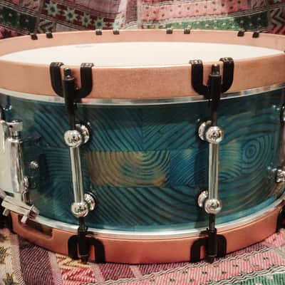 SSS Solid Shell Shop Custom Snare Drum - 2026 - Blue image 3
