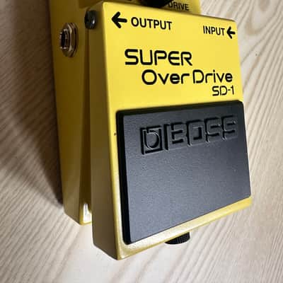 Boss SD-1 Super OverDrive (Silver Label) 1997 - Present - Yellow image 7