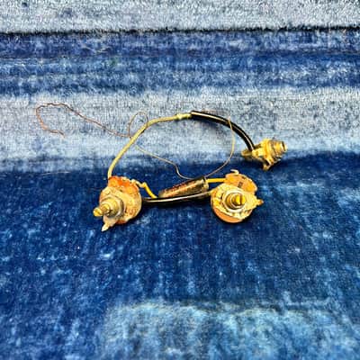 Vintage 1960s Gibson ES-125T Wiring Harness CTS Pots & Sprague 1966, 1967, 1968 image 2