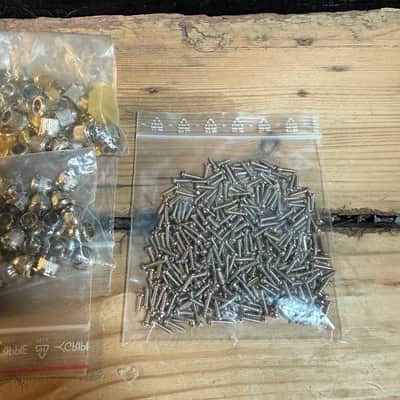 bulk lot of tuner Ferrules and bushings machine head screws for luthier repairs A image 6
