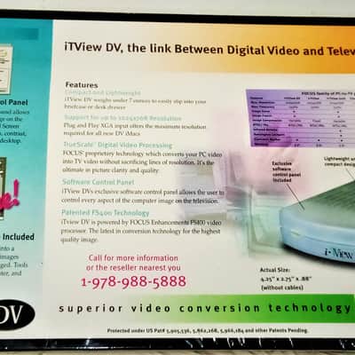Focus Lot of 9 FOCUS iTView PC To TV Video Converters New In Original Packaging image 2