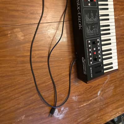 Sequential Six-Trak 49-Key 6-Voice Polyphonic Synthesizer 1984 - 1985 - Black with Wood Sides (Serviced) With Hard Case image 9