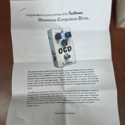 Fulltone OCD v1.1 (April 2005) - MINT & BOXED Holy Grail Version 1 Series 1 - Low Serial #1221 - Initial Launch Month image 14