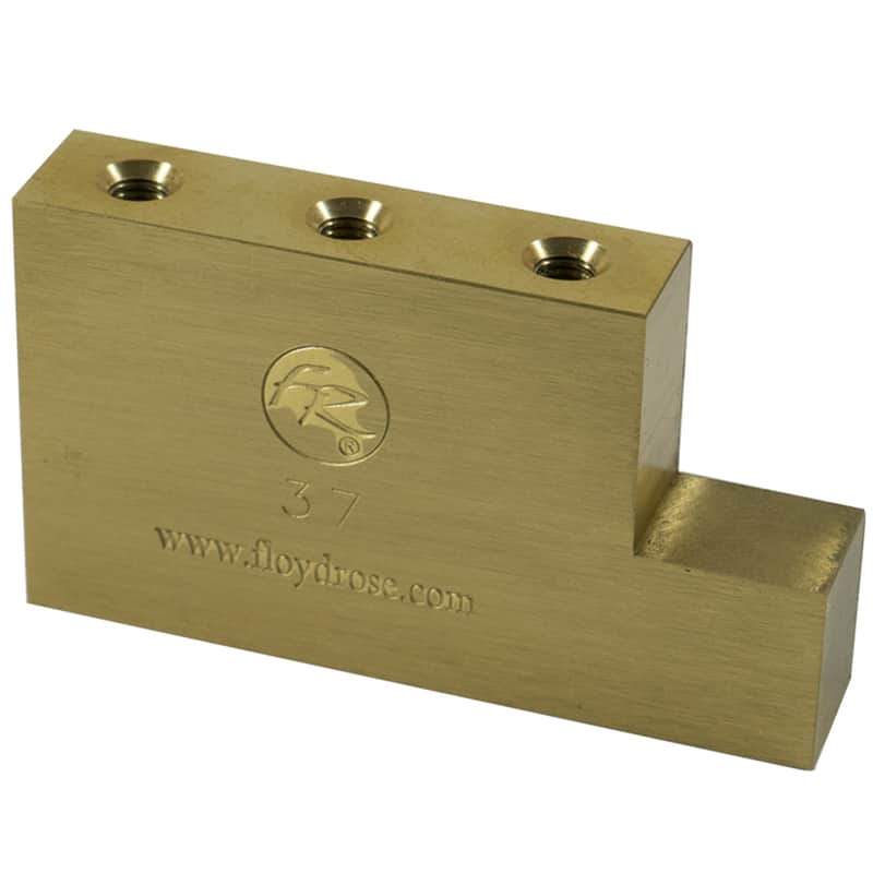 Floyd Rose L Shaped Fat Brass Tremolo Block 37mm image 1