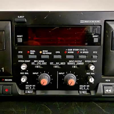 TASCAM 302 Dual Cassette Recorder w/ Auto Reverse & Pitch Control image 3