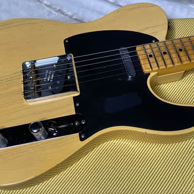 NEW! Fender Custom Shop 1951 Telecaster Journeyman Relic - Aged NoCaster Blonde - 7.2lbs - Authorized Dealer - G07112 image 4