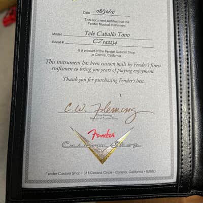 Fender Custom Shop Caballo Tono Ligero Telecaster Relic image 11