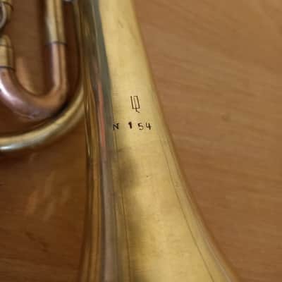 Soviet Trumpet Cornet USSR Musical Wind Instrument Vintage and Rare image 6