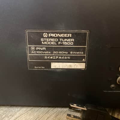 Pioneer F-1500 serviced, 87,5 MHz - 108 MHz image 6
