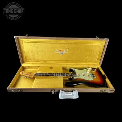 Fender Custom Shop TSG Exclusive ’63 Stratocaster Chambered 3-Tone Sunburst Journeyman Relic w/case CZ588375 image 11