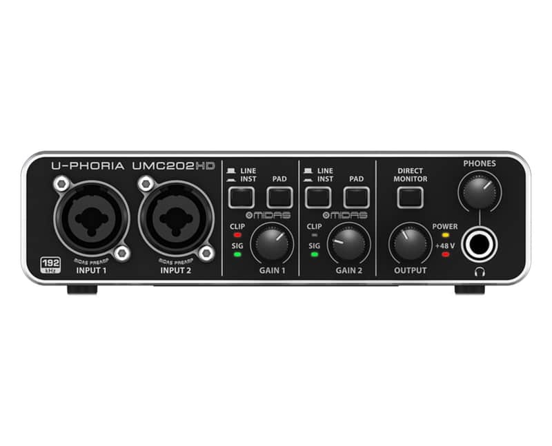 Behringer U-PHORIA UMC202HD USB 2.0 Audio Interface image 3