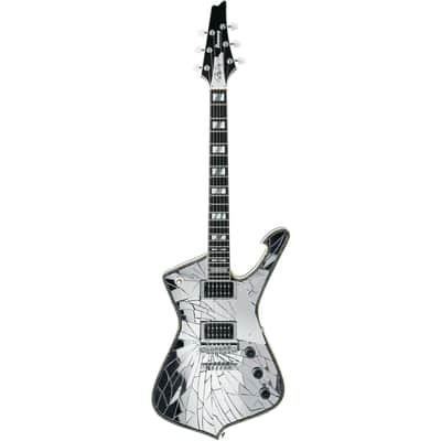 Ibanez Paul Stanley Signature Series PS1CM Electric Guitar, Bound Ebony Fretboard, Chrome image 9
