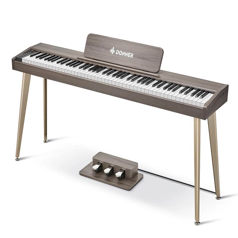 DDP-60 88-Key Digital Piano – Semi-Weighted Electric Keyboard w/ Stand & 3 Pedals image 1