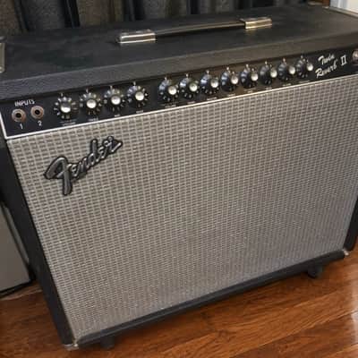 Fender Twin Reverb II 2-Channel 105-Watt 2x12" Guitar Combo 1983 - 1986 - Black image 2