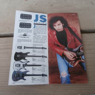 Vintage 1990 Ibanez Guitar and Bass Catalog! JEM, EX, Artist, JS Series! Rare, Original Case Candy! image 4