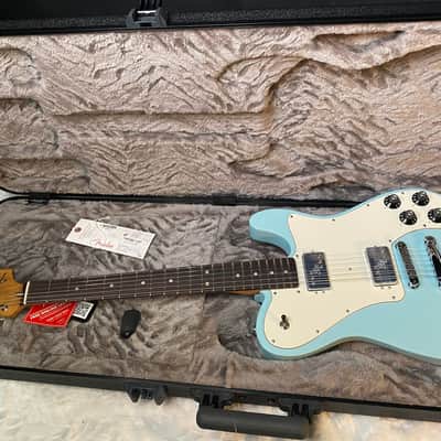 NEW! Fender Kingfish Delta Day Telecaster Deluxe - Daphne Blue - Hardshell Case - Authorized Dealer - 8.3 lbs - G06531 image 9