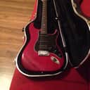Fender American Select mahogany HSS Strat 2007 Transparent Red