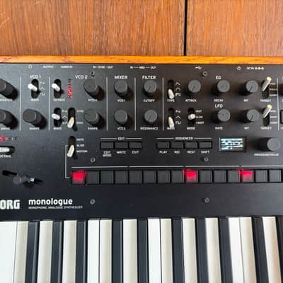 KORG MONOLOGUE-BK monophonic analogue synthesizer w/ box image 2