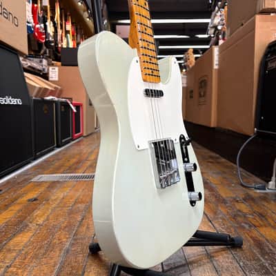 Fender Custom Shop 1955 Telecaster Journeyman Relic Electric Guitar Super Aged Sonic Blue w/Tweed Case image 2