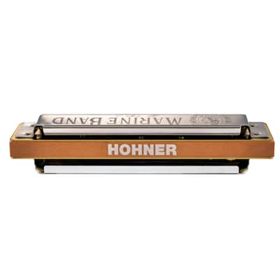 Hohner Marine Band 1896 Key of D Diatonic Harmonica MBAND-D with Case image 2