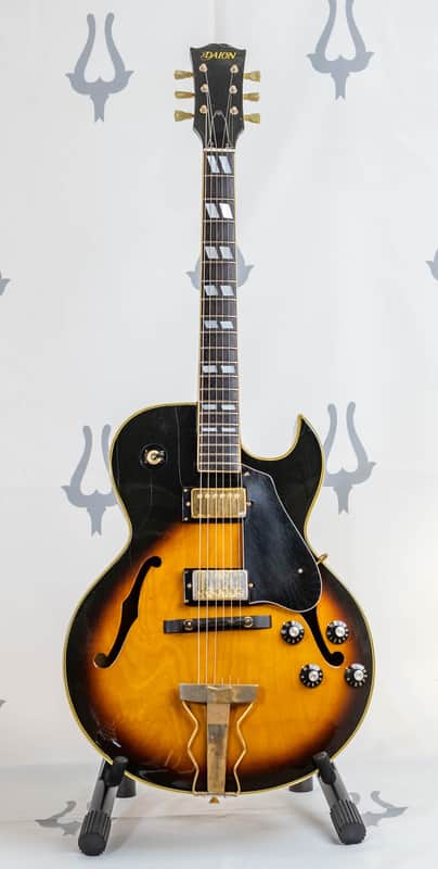 Daion DES-50YS Late 1970s - Yellow Sunburst - ES 175 Copy Archtop image 1