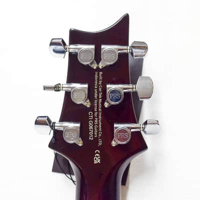 PRS SE Custom 24 Semi-Hollow Piezo - Orange Tiger Smokeburst image 13