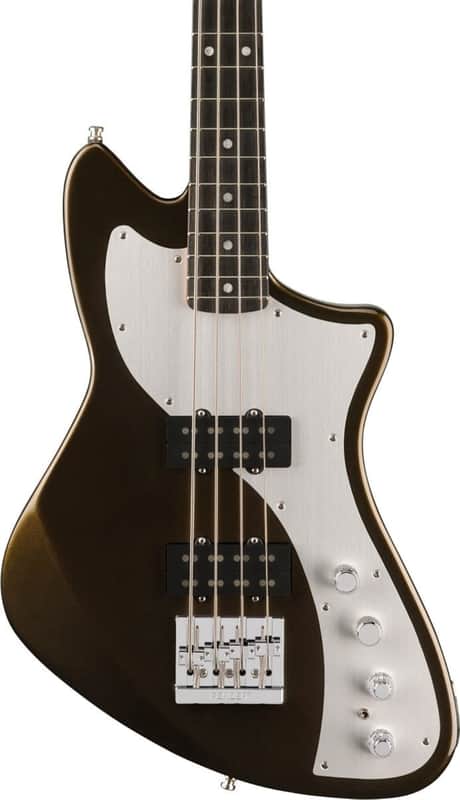 Fender American Ultra II Meteora Bass 4-String Bass Guitar, Ebony Fingerboard, Texas Tea image 1