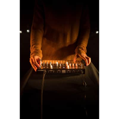 Arturia MicroFreak Vocoder Hybrid Analog/Digital Synthesizer with Advanced Digital Oscillators (Black) Bundle with Arturia MicroFreak Gooseneck Mic and Polsen Studio Monitor Headphones image 4