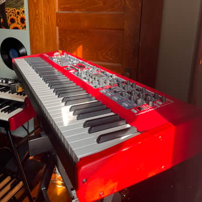 Nord Stage 3 HP76 Hammer Action Portable 76-Key Digital Piano 2017 - Present - Red image 3