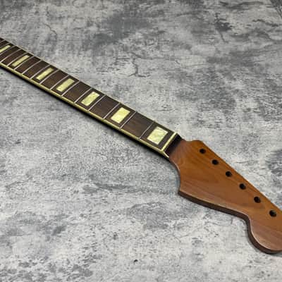 Real Life relics Nitro Roasted Maple With Bound Rosewood Fingerboard Block Inlays Jazzmaster® Strat® Stratocaster Neck SMALL Headstock JMRMRSM #4