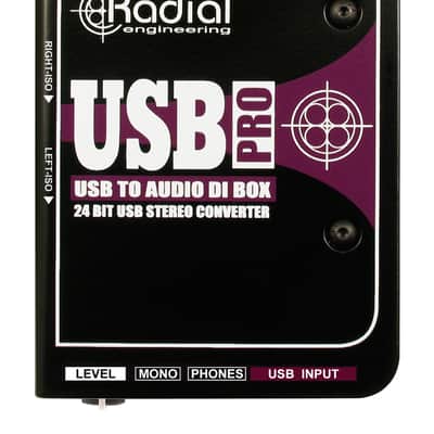 Radial USB-Pro Stereo USB Direct Box image 2