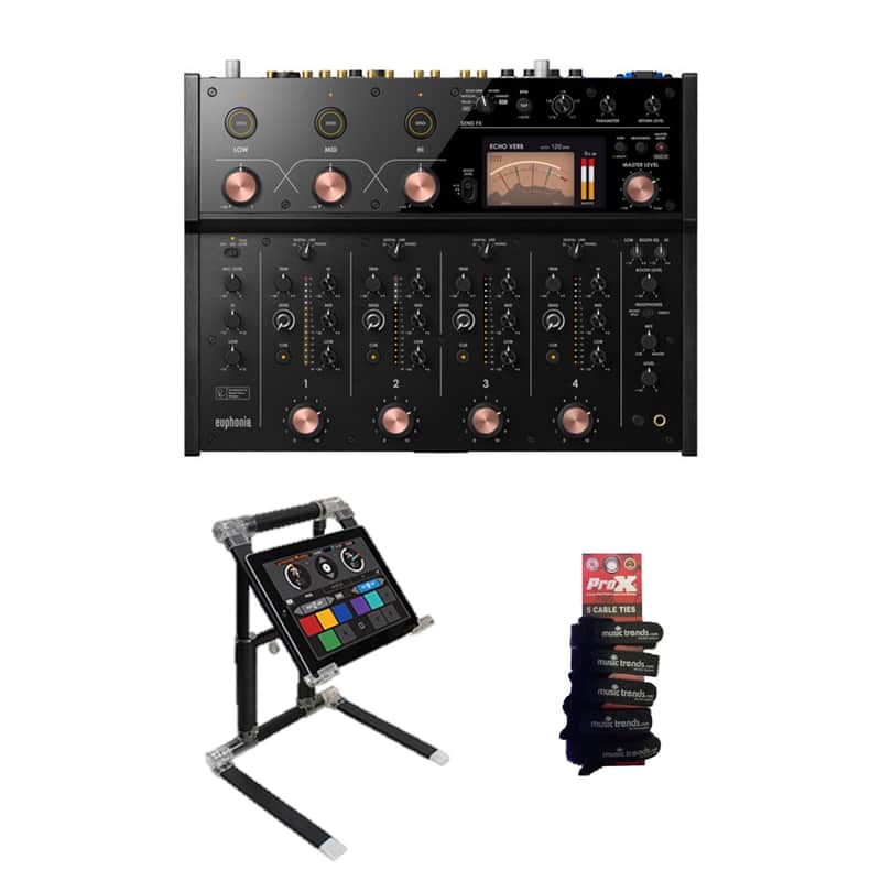 AlphaTheta Euphonia 4-Channel DJ Mixer | Reverb