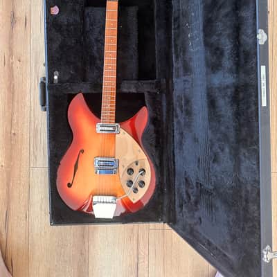 1987 Rickenbacker 335 Rose Morris 1997 Reissue - Fireglo image 18