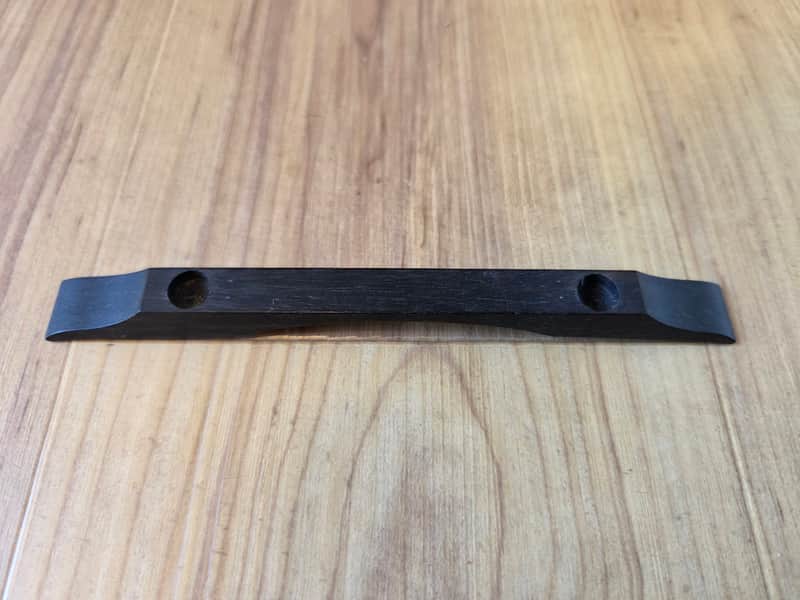 Vintage Early 1960's Gretsch Rocking Bar Ebony Bridge Base! image 1