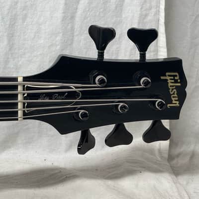 Gibson LPB-1/5 lpb-1 5 lpb1/5 Les Paul Special Bass Singlecut 5-string Bass 1998 - Ebony / Black image 6