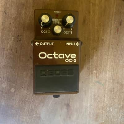 Boss OC-2 Octave (Silver Label) 1997 - 2005 - Brown image 1